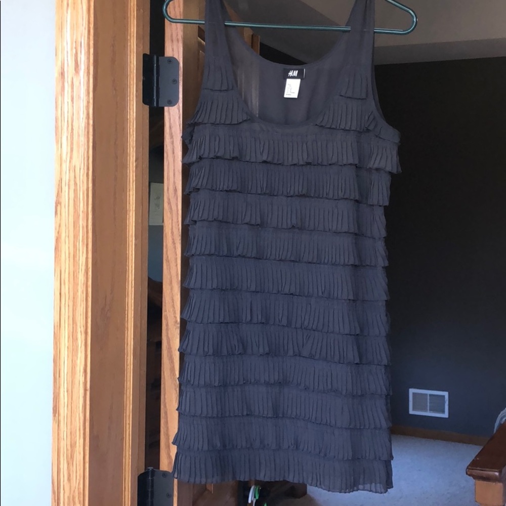 H&M ruffle dress